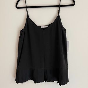 Equipment | Black Silk Baby Doll Cami | Small